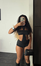 Load image into Gallery viewer, Cross Me Over Romper
