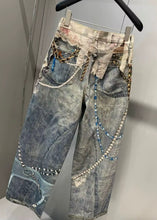 Load image into Gallery viewer, Pearl Denim Pants
